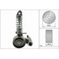 INA Riemenspanner, Keilrippenriemen 70mm für GENERAL MOTORS VAUXHALL OPEL CHEVROLET 1340267 1340085 1340550 533 0085 30