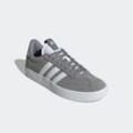 Sneaker ADIDAS SPORTSWEAR "VL COURT 3.0", Gr. 37, grau (grau three, cloud weiß, cloud weiß), Leder, Synthetik, sportlich, Schuhe, inspiriert vom Design des adidas samba