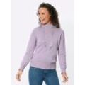 Rollkragenpullover CASUAL LOOKS "Pullover" Gr. 36, lila (flieder) Damen Pullover