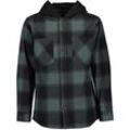 Langarmhemd BLUE SEVEN "Blue Seven Flanell Hemd", Herren, Gr. 140, 749, tanne, 100% Baumwolle, Basic, Basic normal, Langarm, Hemden