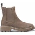 Chelseaboots TIMBERLAND "CORTINA VALLEY MID CHELSEA BOOT" Gr. 37, grau (dunkel beige) Schuhe Stiefelette, Winterschuhe, Ankle Boots Bestseller