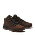 Schnürboots TIMBERLAND "SPRINT TREKKER MID LACE UP SNEAKER" Gr. 41,5, braun (cathay spice), Leder, Synthetik, Schuhe, Winterschuhe, Sneakerboots, Winterboots