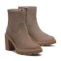 Stiefelette TIMBERLAND "ALLINGTON HEIGHTS MID ZIP UP BOOT" Gr. 40, braun (taupe nubuck) Damen Schuhe Winterschuhe, Ankle Boots, Winterboots