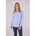 Klassische Bluse LIEBLINGSSTÜCK "OceanaL" Gr. L, blau (true blue) Damen Blusen mit Streifen