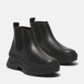 Chelseaboots TIMBERLAND "ROXIE LANE MID CHELSEA BOOT" Gr. 38,5, schwarz (schwarz full grain), Damen, Leder, Schuhe Stiefelette, Winterschuhe, Ankle Boots Topseller