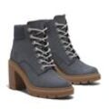 Schnürstiefelette TIMBERLAND "Allington Heights 6in" Gr. 39,5, blau (dunkelblau nubuck), Leder, Schuhe, Winterschuhe, Winterstiefel, Schnürboots, Winterboots