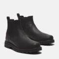 Chelseaboots TIMBERLAND "BRITTON ROAD MID CHELSEA BOOT" Gr. 41,5, schwarz (black full grain) Herren Schuhe Stiefelette, Winterschuhe, Ankle Boots