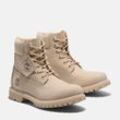 Schnürboots TIMBERLAND "Timberland Premium 6 INCH LACE UP" Gr. 38,5, lt bei nubuck, Leder, Schuhe, Winterstiefel, Schnürstiefel, Winterschuhe, wasserdicht