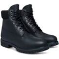 Schnürboots TIMBERLAND "6 inch Premium FTB", Gr. 40, schwarz, Nubukleder, sportlich, Schuhe, Winterstiefel, Schnürstiefel, Winterschuhe, wasserdicht