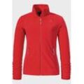 Fleecejacke SCHÖFFEL "Hiking Fleece Jk Style Ash WMS" Gr. 44, rot (2050, rot), Damen, Oberstoff: 100% Polyester, Jacken