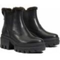 Chelseaboots TIMBERLAND "Everleigh BT Wrm Ln Chls", Gr. 39,5, schwarz, Leder, sportlich, Schuhe, Stiefelette, Winterschuhe, Ankle Boots