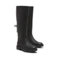 Stiefel TIMBERLAND "BRIMFIELD TALL ZIP UP BOOT" Gr. 40, schwarz (schwarz full grain), Damen, Leder, Schuhe, Winterschuhe, Winterstiefel