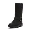 Stiefel TIMBERLAND "BRIMFIELD TALL PULL ON BOOT" Gr. 36, schwarz (schwarz suede), Damen, Leder, Schuhe, Winterschuhe, Winterstiefel