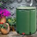 200L Regentonne faltbar, Regenwassertank pvc, Regenfass Wassertank Regenwasserfass - Costway