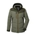 Steppjacke KILLTEC "KOW 306 MN QLTD JCKT" Gr. S, grün (olivgrün), Herren, Obermaterial: 100% Polyester, Innenfutter: 94% Polyester 6% Elasthan, Füllung: 100% Polyester (recycelt), Jacken