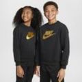 Nike Sportswear Club Fleece-Sweatshirt mit Rundhalsausschnitt für ältere Kinder - Schwarz