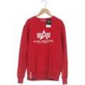 Alpha industries Herren Sweatshirt, rot, Gr. 46