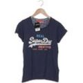 Superdry Damen T-Shirt, blau, Gr. 42