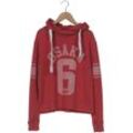 Superdry Damen Kapuzenpullover, rot, Gr. 36
