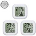 Mini-LCD-Digital-Hygrometer-Thermometer – tragbare Genauigkeit, Temperatur und Luftfeuchtigkeit – Weiß – 3 Stück