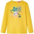 Kinder-Langarmshirt Ocker 92