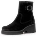 Stiefelette GABOR "St.Tropez" Gr. 37, schwarz Damen Schuhe Keilabsatz, Boots in bequemer Schuhweite G (= weit)