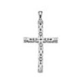 Kreuz-Anhänger SMART JEWEL "Kreuz, Silber 925", silber, Schmuckanhänger, Herren, Onesize, Silber 925 (Sterlingsilber)