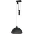 EGLO Hängeleuchte "WINKWORTH 1", schwarz, Ø 38cm H: 110cm, Lampen