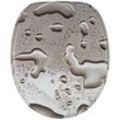 WC-Sitz SANILO "Dewdrop", grau, B:37,7cm L:47cm, MDF - Mitteldichte Holzfaserplatte, WC-Sitze