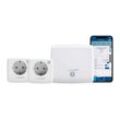 HOMEMATIC IP Smart-Home-Zubehör "Bundle Access Point + 2x Schaltsteckdosen", weiß, B:31cm H:12cm T:37cm, Smart-Home-Stationen