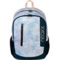 Schulrucksack NEOXX "Flow, Dreaming of Pastel" Gr. B/H/T: 28cm x 42,5cm x 18cm, blau (dreaming of pastel), Kinder, Polyester, Rucksäcke, teilweise aus recyceltem Material