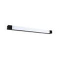 PAULMANN LED Spiegelleuchte "Selection Bathroom Spiegelleuchte Quasar IP44 3000K 230V 11,2W", schwarz (schwarz, weiß), B:70,0cm H:4,5cm T:6,0cm, Lampen, Badezimmerleuchte