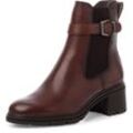 Chelseaboots TAMARIS Gr. 37, braun Damen Schuhe Blockabsatz, Stiefelette, Businessschuh, Gore Tex-Ausstattung