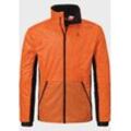 Funktionsjacke SCHÖFFEL "FN Ins Jacket Style Pontre MNS", Herren, Gr. 50, orange (5210, orange), Oberstoff : 100% Nylon Oberstoff Seitenteile: 96% Polyester 4% Elasthan Futter : 100% Nylon Wattierung : 100% Polyester, sportlich, regular fit, hoch geschlossener Ausschnitt, Langarm, Jacken