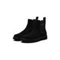 Chelseaboots CALVIN KLEIN JEANS "EVA BOOT MID CHELSEA ICONIC DR" Gr. 40, schwarz Herren Schuhe Blockabsatz, Schlupfboots, Stiefelette mit seitlichem CK-Logo