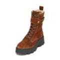 Stiefelette MARC O'POLO "mit warmem Teddyfutter" Gr. 37, braun Damen Schuhe