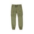 Jogginghose ALPHA INDUSTRIES "Alpha Industries Kids - Jogger Cotton Twill Kids" Gr. 10, Normalgrößen, grün (olive) Mädchen, Hosen