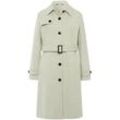 Kurzer Trenchcoat BASLER grau, 44