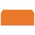 WAGO 280-309 Abschluss- und Trennplatte Orange 100 St.