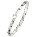 Armband JOBO, silber (silber 925, weiß), Armbänder, Damen, Silber 925 (Sterlingsilber), 925 Silber mit 80 Zirkonia 19 cm