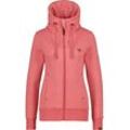 Sweatjacke ALIFE & KICKIN "Damen VivianAK A" Gr. S, rot (astro dust melange), Damen, 50% Baumwolle 50% Polyester, Sweatjacken