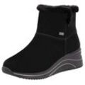 Winterstiefelette REMONTE Gr. 40, schwarz Damen Schuhe Keilabsatz, Stiefelette, Winterboots, wasserabweisende TEX-Membran