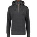 Kapuzensweatshirt ALIFE & KICKIN "Herren HugoAK Z", Herren, Gr. L, grau (moonless melange), 50% Baumwolle 50% Polyester, Sweatshirts