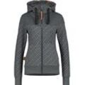 Kapuzensweatjacke ALIFE & KICKIN "Damen PalinaAK B" Gr. S, schwarz (moonless) Damen Sweatjacken