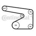 CONTINENTAL CTAM Wasserpumpe + Keilrippenriemensatz mit Temperaturgeber für OPEL SUZUKI 5PK1355WP2