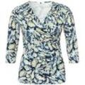 Shirt 3/4-Arm Anna Aura blau, 50