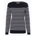 Tommy Hilfiger Pullover Damen Baumwolle gestreift, marine