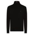 Tommy Hilfiger Pullover mit Cashmere-Anteil Herren Feinstrick, schwarz