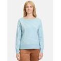 Betty Barclay Strickpullover Damen Viskose gemustert, hellblau