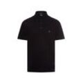 BOSS Polo Shirt Herren Baumwolle, schwarz